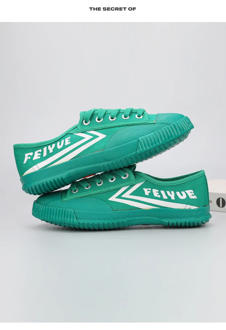 DaFu Flying Men's Running Jump Far Athletic Shoes Sports Women's Canvas Couple's Black Shoes Low Top Breathable Rubber Sole