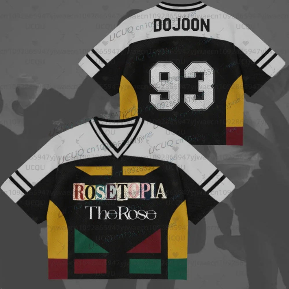 Summer Rosetopia The Rose 2026 Word Jersey Gifts Fans Men's Women's Concert Outfit Fans Gift Short Sleeve Casual T-shirt Tops
