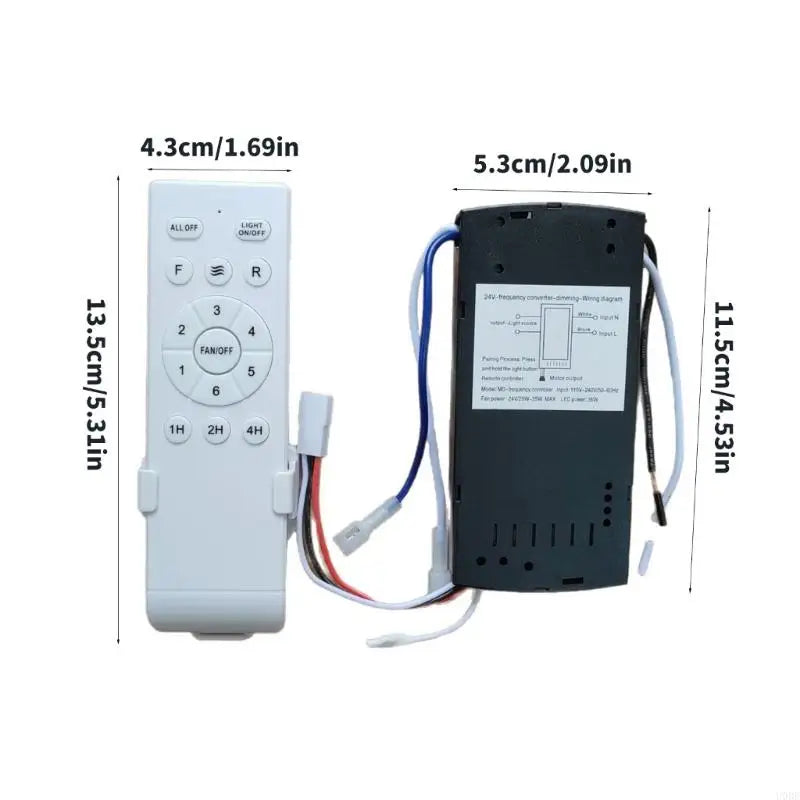 Ceiling Fan Light Receiver With 6 Level Speed Control Weather Resistant