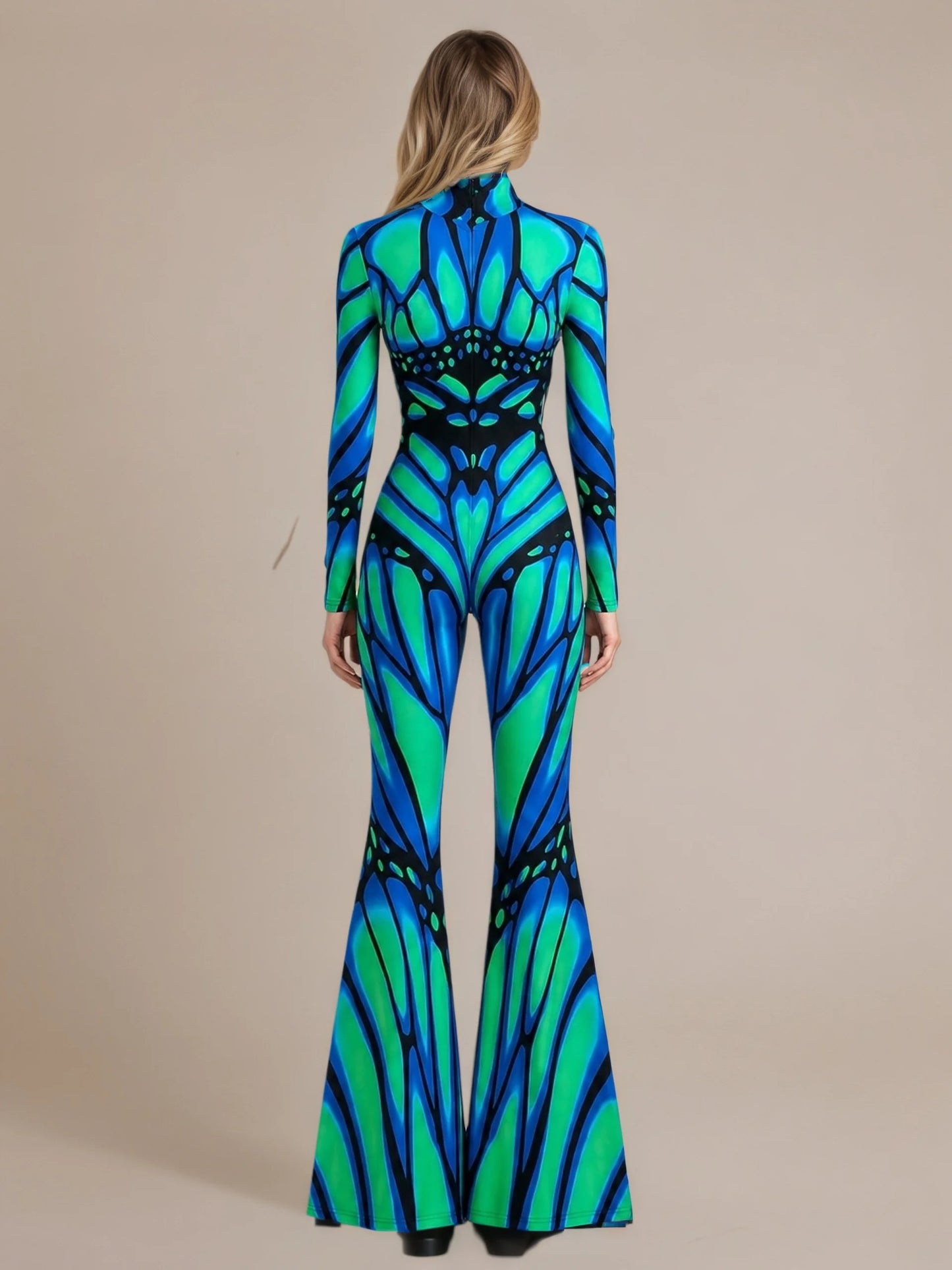 Halloween Art Irregular Line Unisex Jumpsuit Cool Carnival Cosplay Outfit For Festival Party Stage Role Play Performance 2026