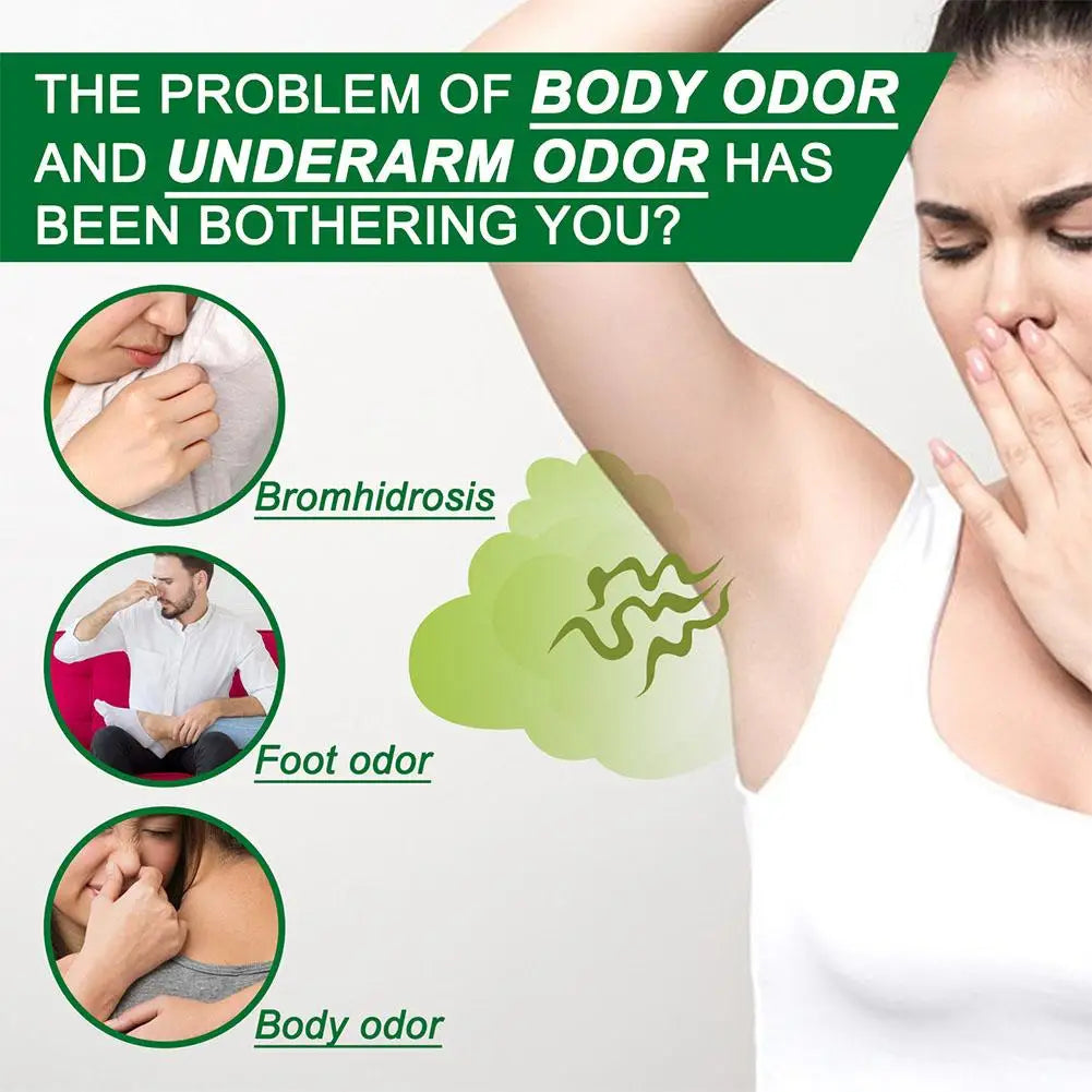 1/3/5pcs Natural Extract Plant Underarm Deodorant Cream Summer Deodorant For Sweat And Odor Removal Bad Smell Treatment 10g