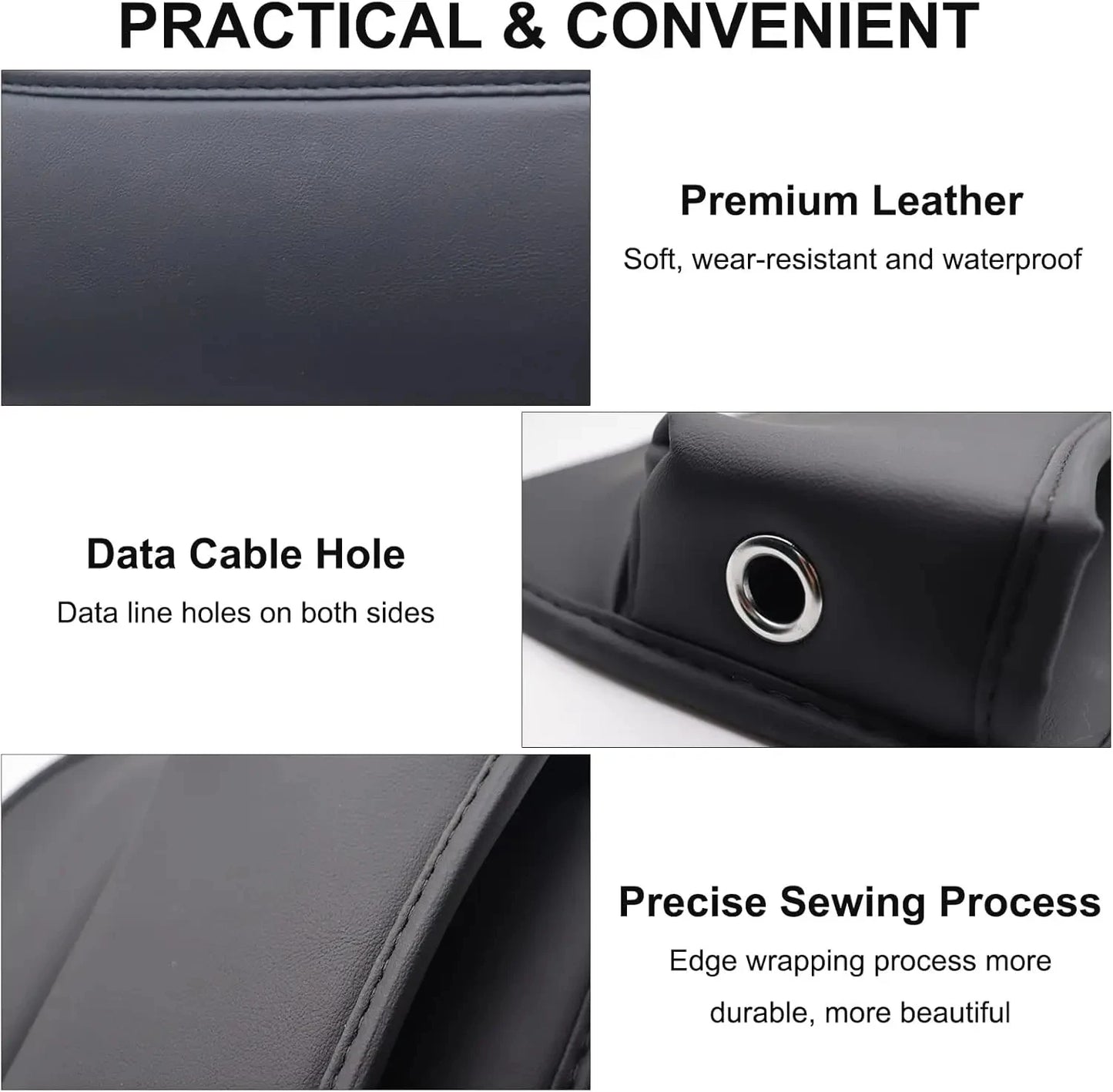 1 pair Universal Car Seat Gap Organizer Auto Console Side Pocket Seat Crevice Storage Box Interior Accessory