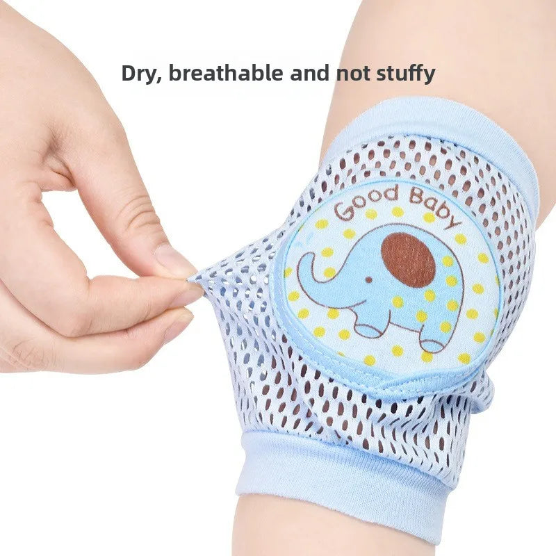 Baby Knee Pads Thin Summer Infant Crawling Protector Anti-fall Toddler Learning To Walk Knee Sleeve for Newborn Crawling Elbow