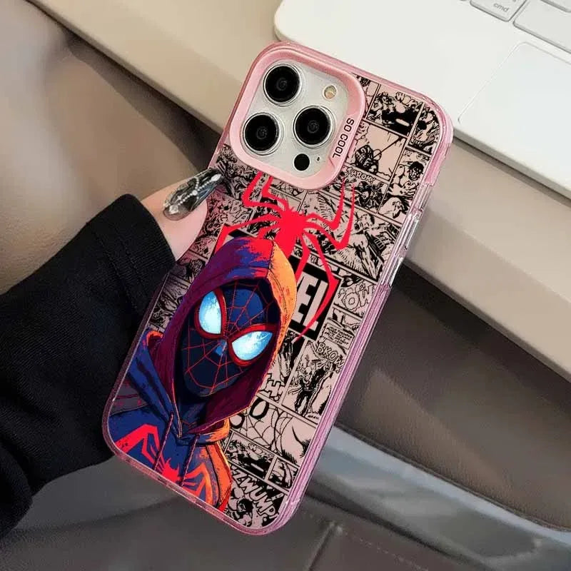 Cute S-Spiders Mens Phone Case For iPhone 17 17e 16e 16 15 14 13 12 11 mini ProMax X XR XSMAX 8 7 Air Plus Anti Fall Matte Cover