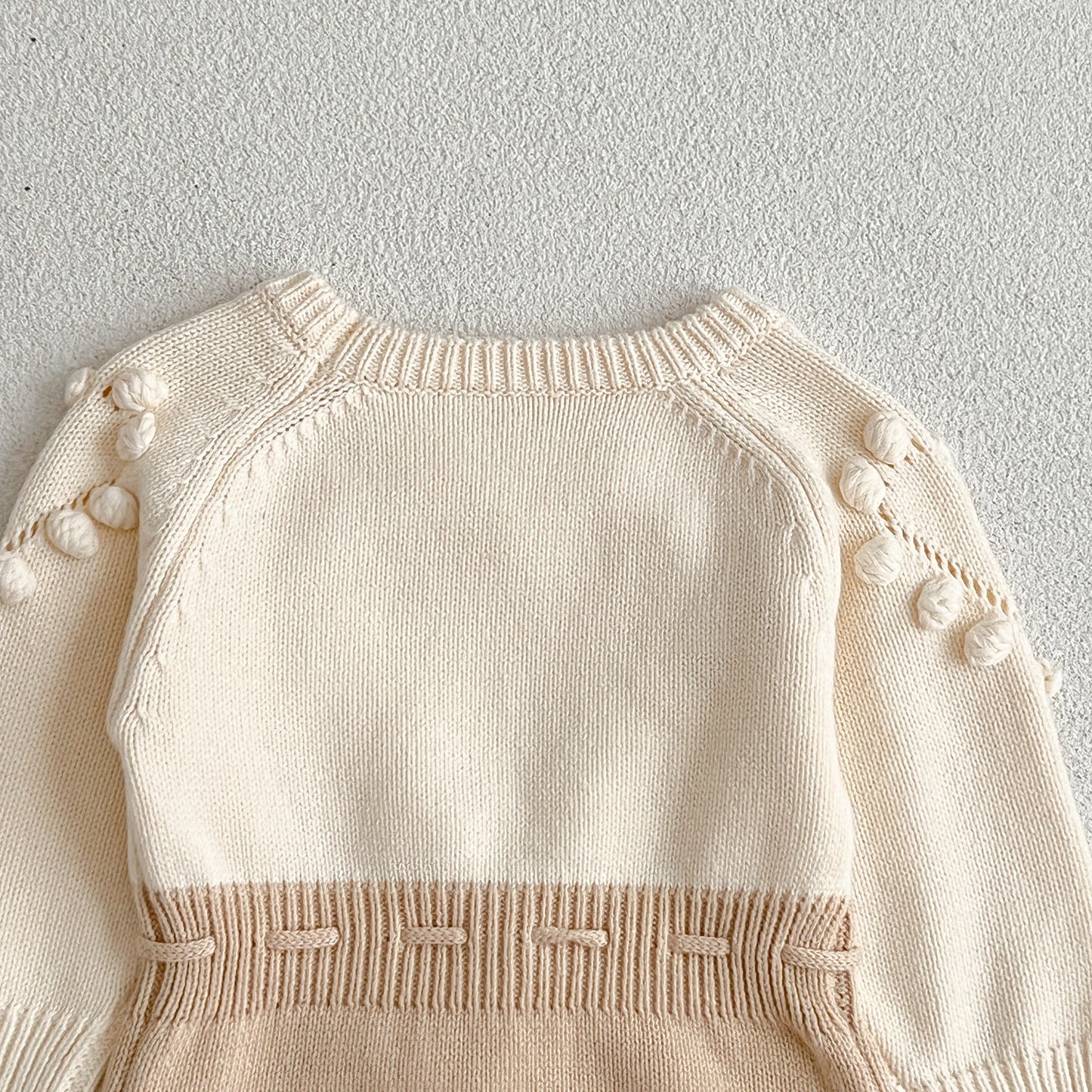 Autumn Lovely Heart Jumpsuit Infant Baby Girl Knitted Clothes Love Romper Bodysuit Outfit Spring Cotton Knitted Sweater Bodysuit