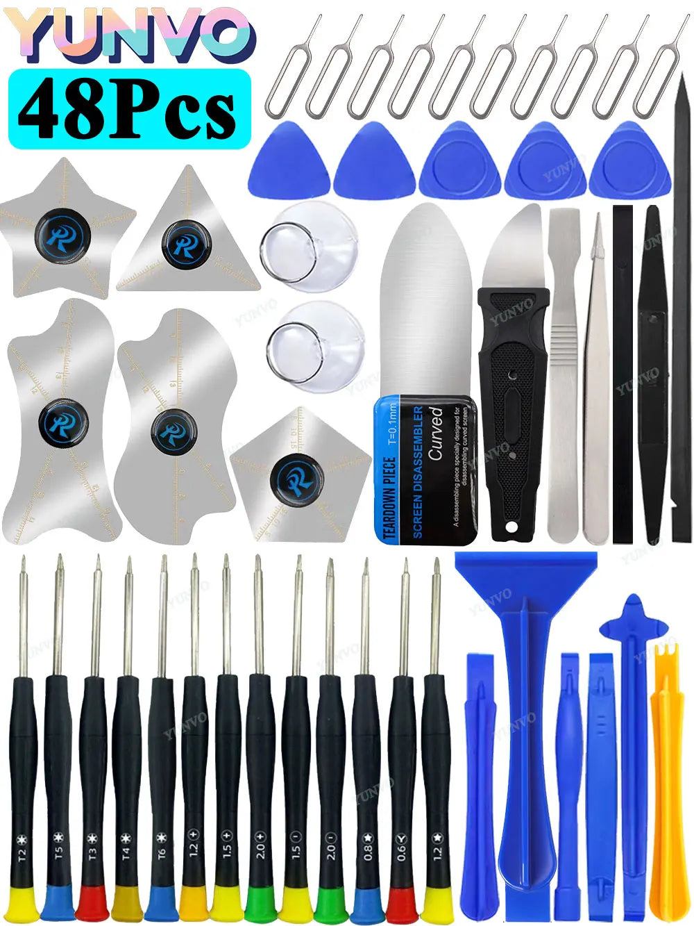 Universal Phone Disassembly Opening Screen Pry Repair Tool Kit Professional Mobile Phone Screwdriver Tools Kit For iPhone Xiaomi