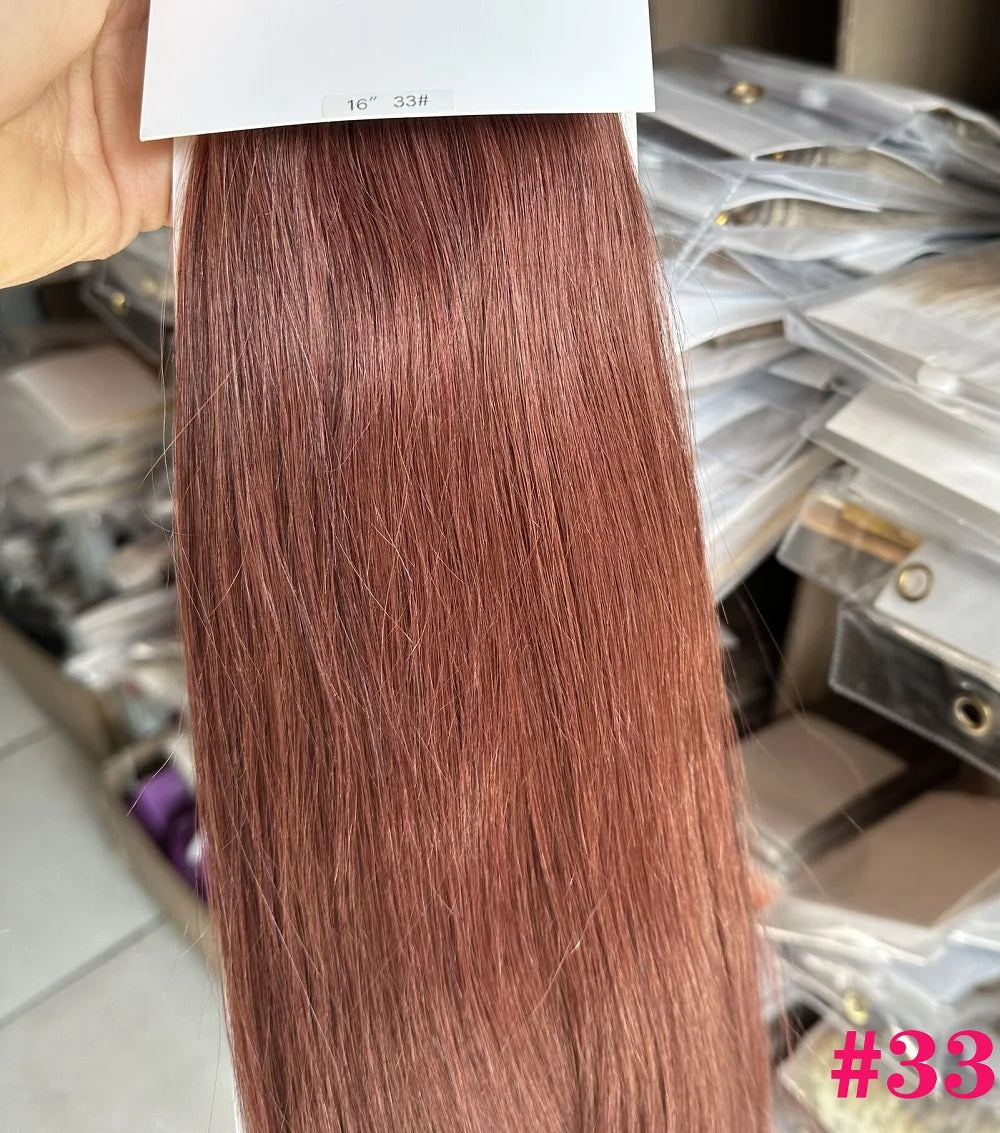 ZZHAIR 100% O Brazilian Human Remy Hair Extensions 16"-24" 2pcs Set 70g 80g Clips-in Two Pieces 2x10cm Natural Straight