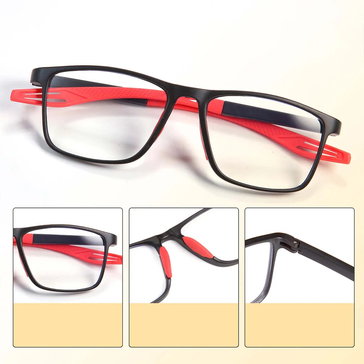 4 Pack Intelligent Zoom Anti-blue Light Reading Glasses Presbyopic Glasses Men and Women Eyeglasses