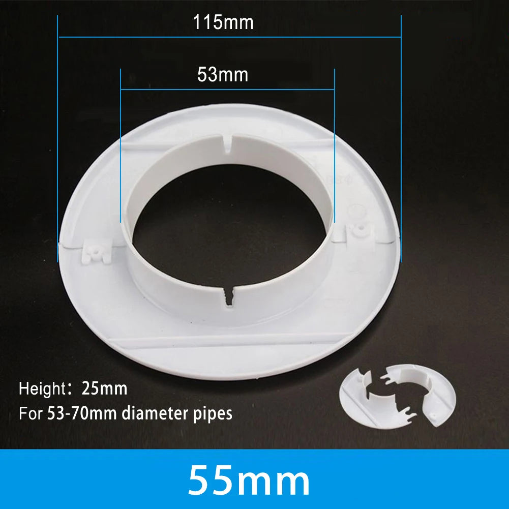 40/50/60/70/80mm Air Conditioning Pipes Hole Cover Rosette Cable Entry Cable Passage Hole Cover Home Hardware