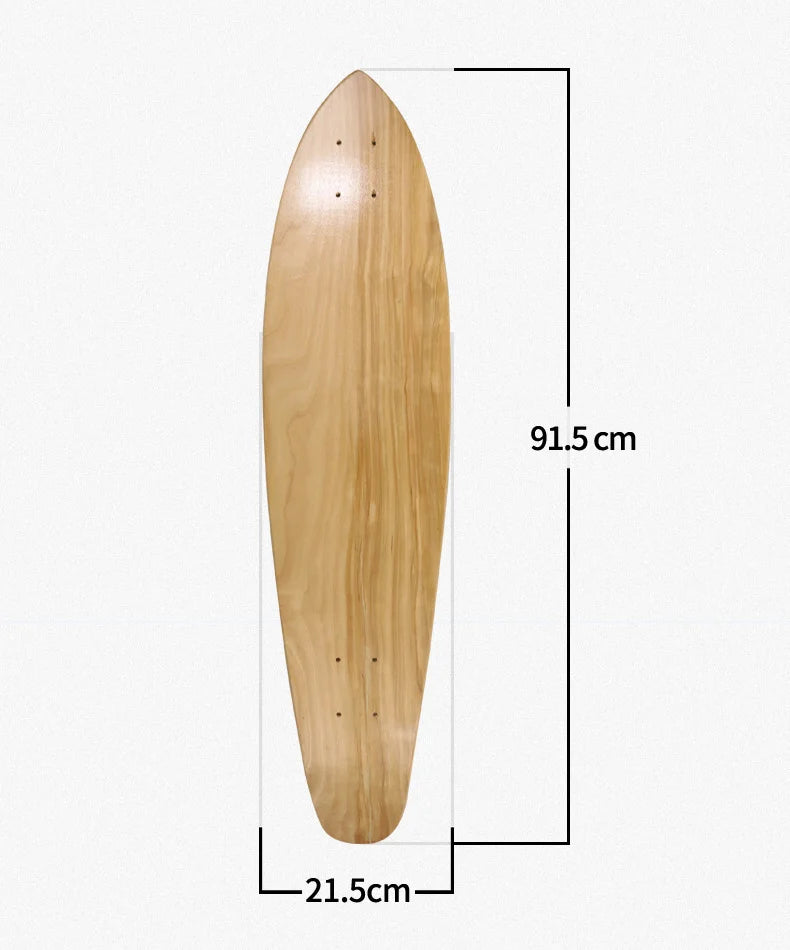 28/30/31/33/36 Inch Skate Board Smooth Maple DIY Skateboard Longboard Blank Land Surfboard Deck Short Board For Outdoor Sports