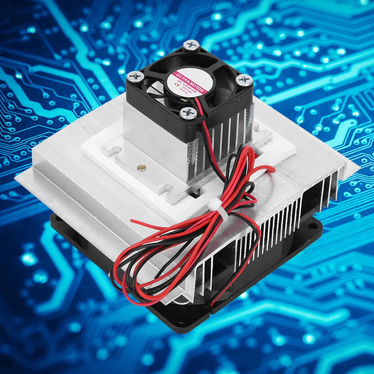 DIY Kit for Small Space Cooling XD‑35 Thermoelectric Peltier Plate Module Cooling System