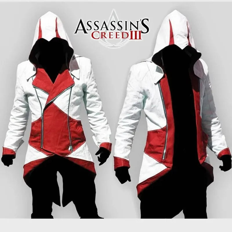 Halloween Steampunk Clothes Cosplay Movie&tv Costume Adult Men Dress Up Party Streetwear Hoodie Jacket Outwear Coats Hoodies