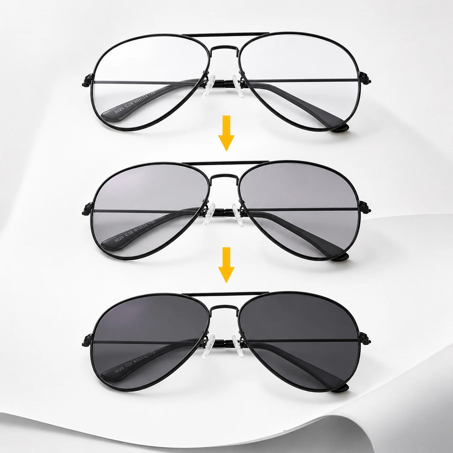 Sports Progressive Multifocal Reading glasses Intelligent Photochromic Men Luxury Finished Near Far Sight Sunglasses 1.0-3.0