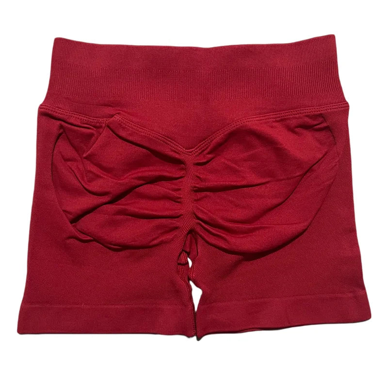 HISTELLO Sports Shorts 4.5‘’ High Waist Women Yoga Workout Shorts Seamless Leggings Stretch Fitness Sweatpants Gym Short