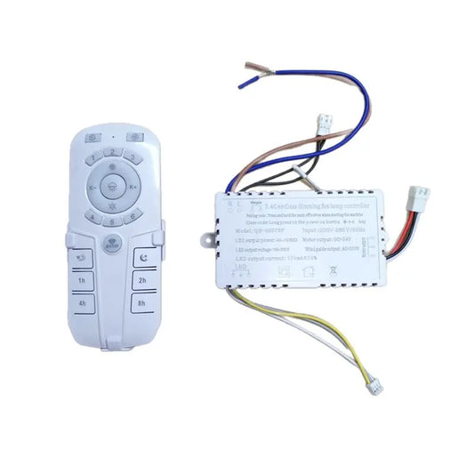 A83X-Fan Light Remote Control Ceiling Fan Light DC Inverter Ceiling Fan Lights Remote Control & 2.4G Driver Controller