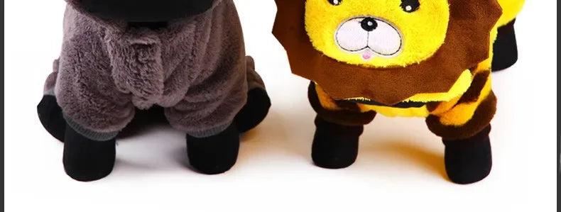 Free shiping warm xxs dog clothes winter pajama small dog costume cotton pet Hoodie Coat lovely cat jacket winter PT014