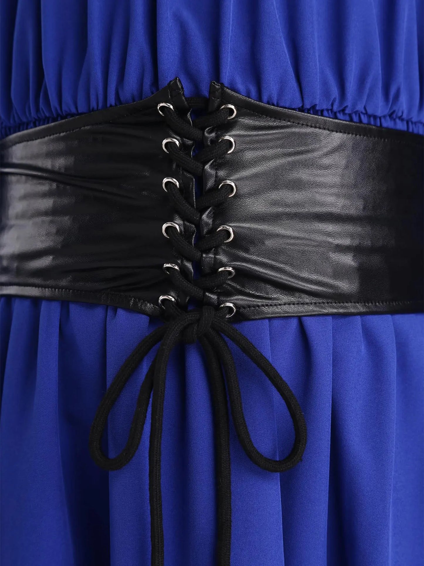 Girls Halloween Medieval Renaissance Witch Vampire Cosplay Costume Victorian Gothic Dress Off Shoulder Smocked Irregular Gown
