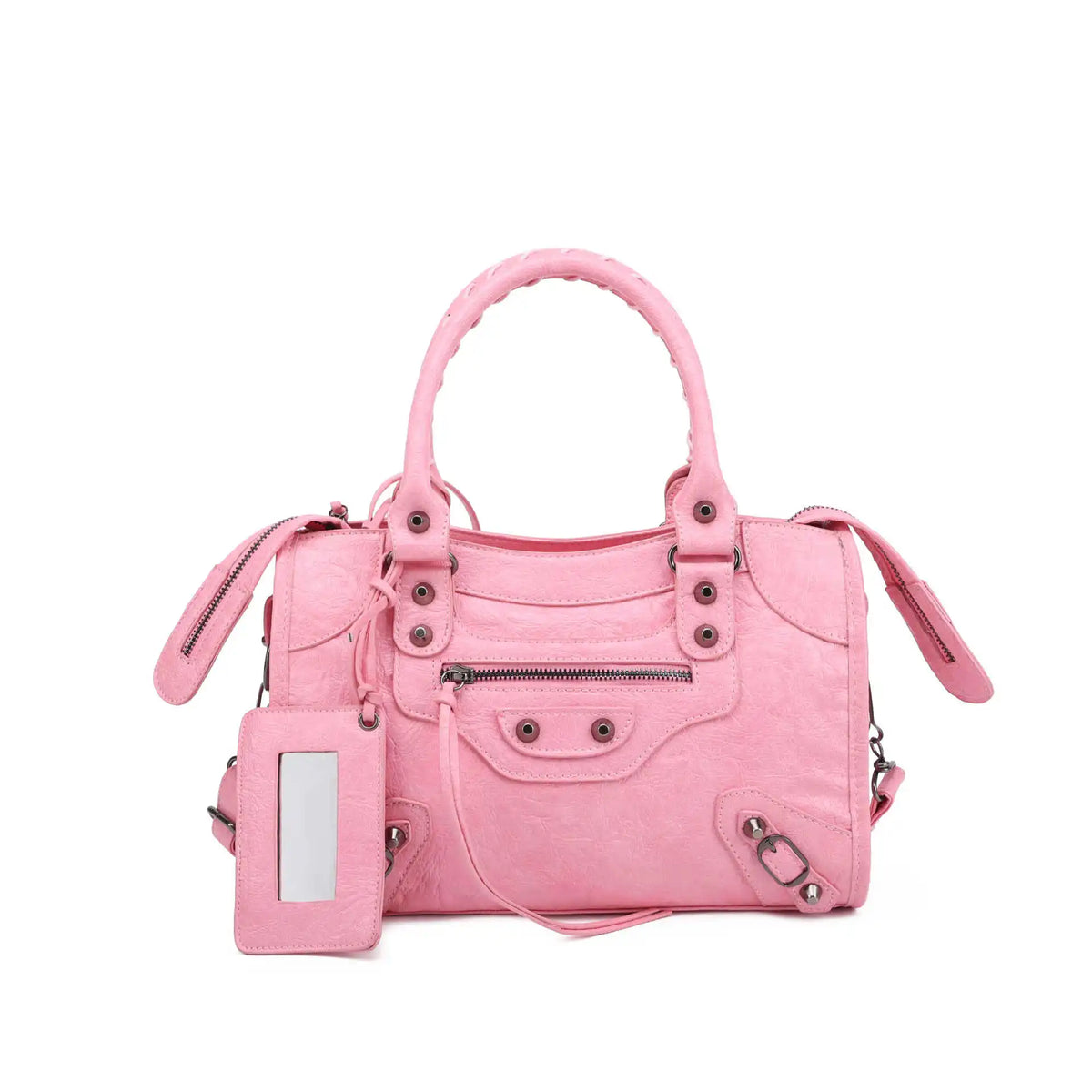 Luxury Designer City Motorcycle Shoulder Tote Bag for Women Large Capacity Autumn Winter Handbag Crossbody Stylish Women's Bag