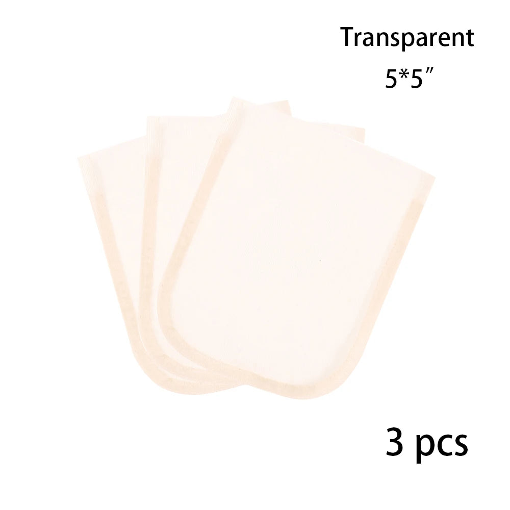 Plussign Transparent Brown Swiss Lace Hairnets 2*4 2*6 4*4 5*5 13*4 13*6 Base Hair Net For Making Lace Frontl Closure 3Pcs