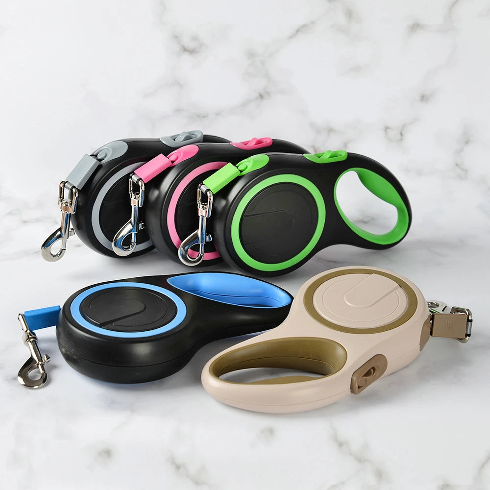 Pet Dog Leash 5m 8m 50kg Retractable Roulette Collar for Small Large Dogs Accessories Adjustable Outdoor Labrador Lead Strap