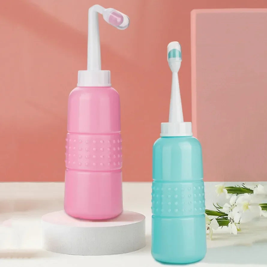 500ML Portable Bidet Rinse Bottle Mini Handheld Feminine Clean Care Perineal Washer for Postpartum Maternity Travel Use
