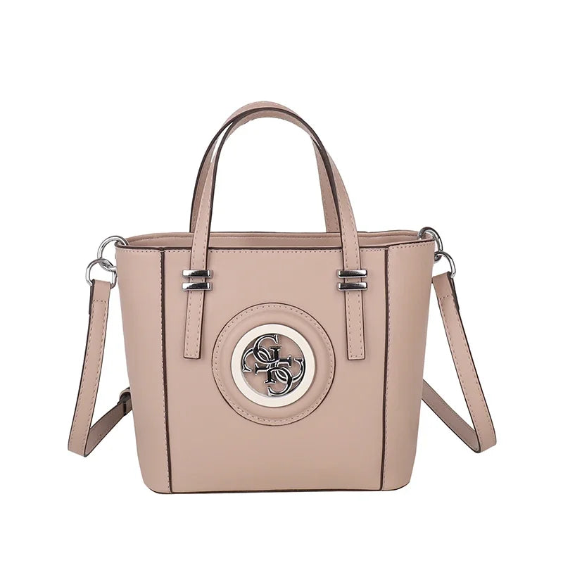Vintage Leather Diaper Bag For Ladies High-end Simple Fashionable Classic Design Trendy Large Capacity Commuter Backpack