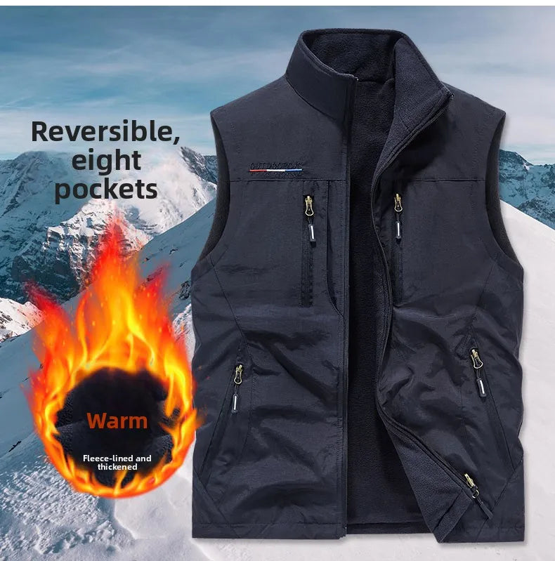 Multi-pocket Vest, Outdoor Activities, Rock Climbing, Hiking, Camping, Fishing, Mountain Climbing, Traveling, Photography, Vest