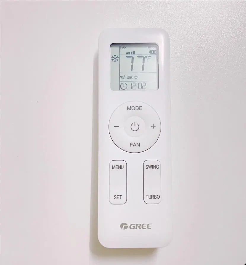 Gree's Brand New Original Remote Control with Various English Versions, Compatible with Both Split and Cabinet Machines