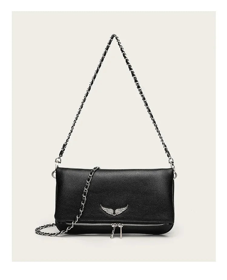 Wing Mini Square Bag for Women, 2026 Fashion Underarm Shoulder & Crossbody Bag, Cute Small Purse, Versatile Chic Handbag