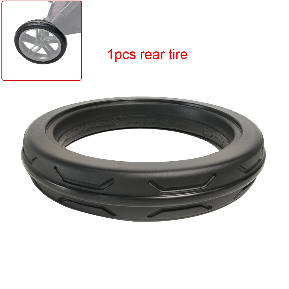 Custom Stroller Tire Each For Jane Muum Buggy Front Or Rear Wheel PU Tubeless Tyre With Tread DIY Baby Replacement Accessories