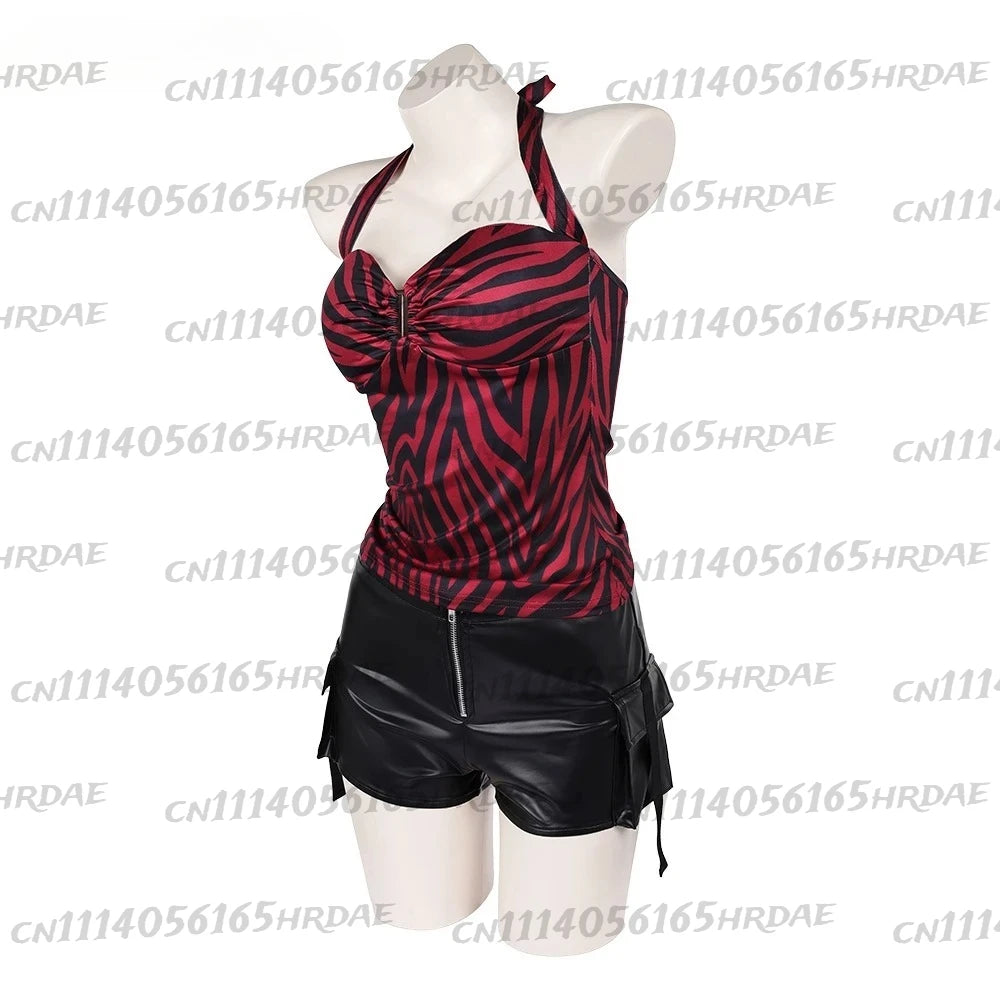 Nikki Cosplay Costume 2026 Horror TV Obsessions Roleplay Adult Women Top Shorts Disfraz Outfits for Carnival Halloween Party