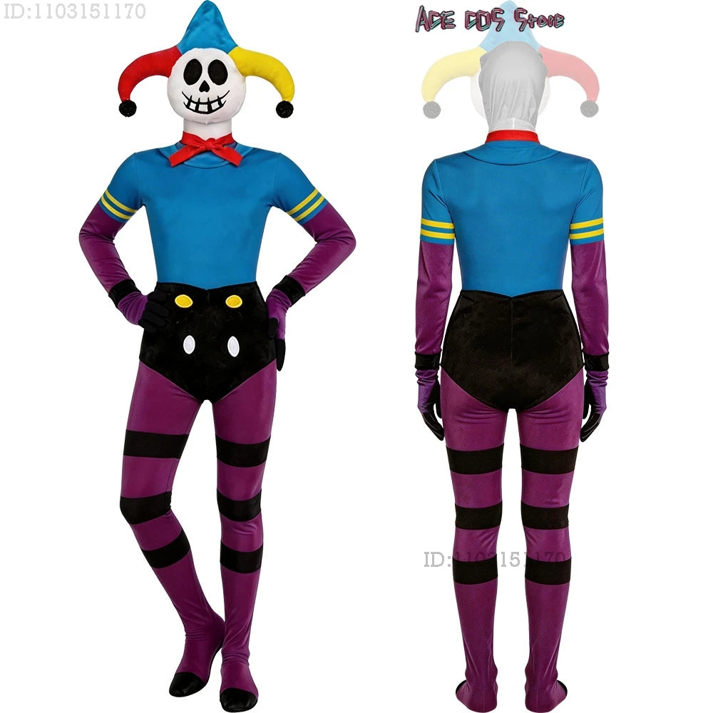 The Cosplay Prototype Costume Hat Horror Game Roleplay Jumpsuit 110-190 Scary Evil Halloween Outfits Clown Monster Zentai