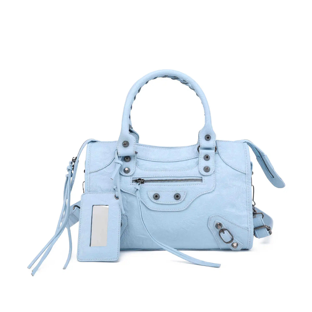 Luxury Designer City Motorcycle Shoulder Tote Bag for Women Large Capacity Autumn Winter Handbag Crossbody Stylish Women's Bag