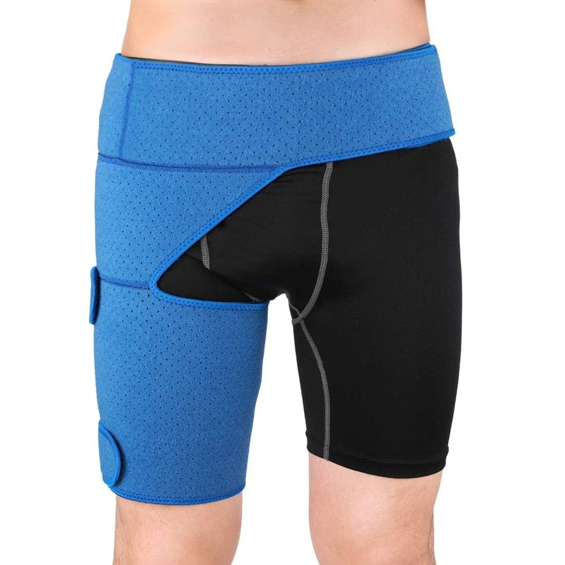 Hip Support Brace & Groin Bandage – Targeted Relief for Thigh, Hamstring, Pulled Muscle, Arthritis, Bursitis & Sciatica