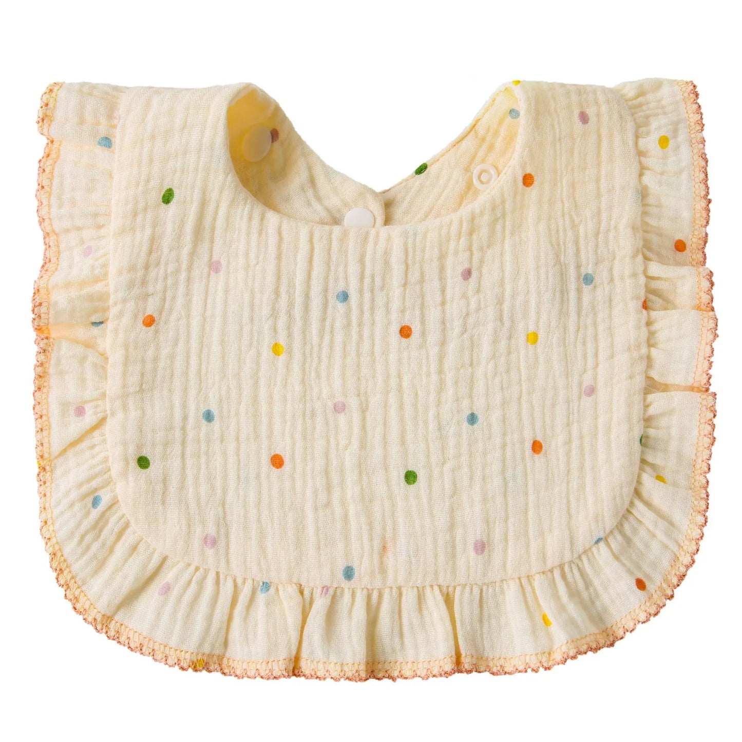 Newborn Baby Bibs Infant Burp Cloths Baby Stuff Feeding Drool Bandana Saliva Towel Toddler Ruffle Floral Bib Baby Accessories