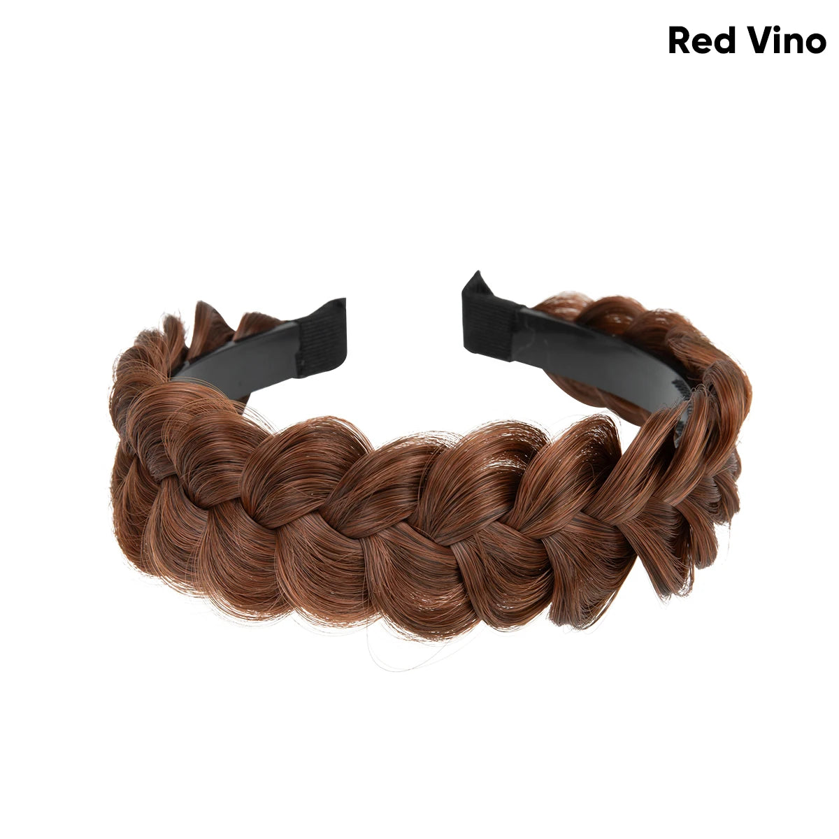 SARLA High-Quality Synthetic Fiber Braided Headband Wig, Fishtail Braid Headband, Bohemian Style Women's Hair Accessory Wig, sui