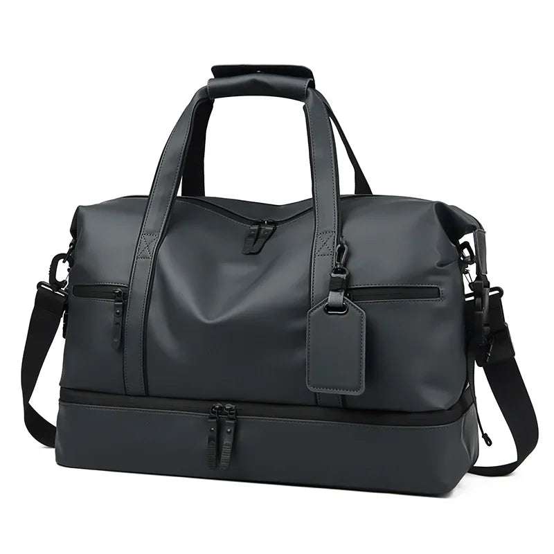 Fashion Travel Tote Bag for Men and Women Large Capacity Shoulder Crossbody Handbag Leisure Sports  Simple Business Travel Bag