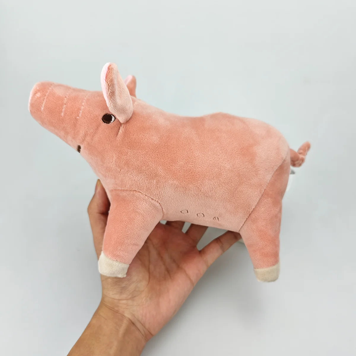 A Cute Pig Design Pet Teeth Grinding Plush Toy, Bite Resistant Interactive Dog Toy Supply