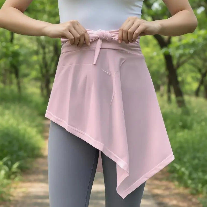 Women's Athletic Wrap Skirt, Quick Drying Breathable Anti-Exposure, Perfect For Golf Tennis Yoga Fitness