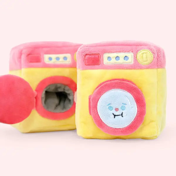 1/pice Cute INS Puppy Housekeeping Series Plush Pet Sounding Toy Washing Machine Iron Hair Dryer Pet Food Hiding Funny Dog Toys