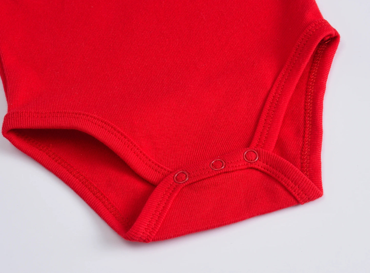 Honeyzone 3PCS/Sets Red Unisex Baby Bodysuit Loungewear Soft Long Sleeve Cotton One-Piece Jumpsuit Newborns Baby Clothing Babies
