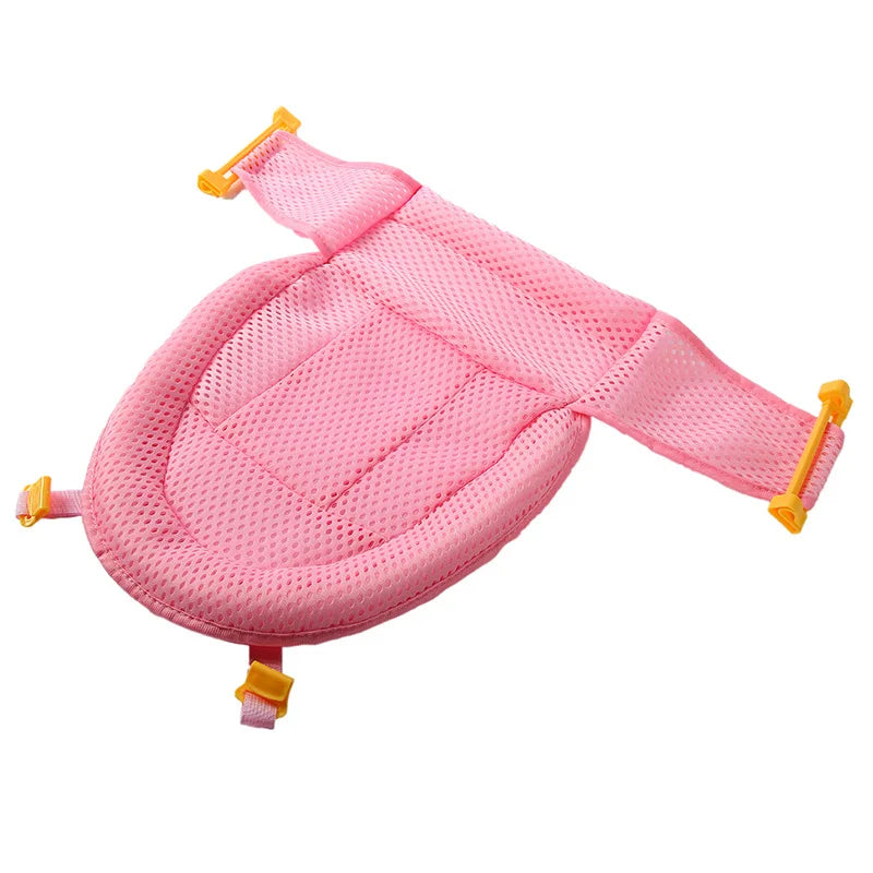 Baby Bath Net Sling – Non-Slip Triangle Support Mesh for Newborns, T-Shape Universal Bathing Cradle for Tub