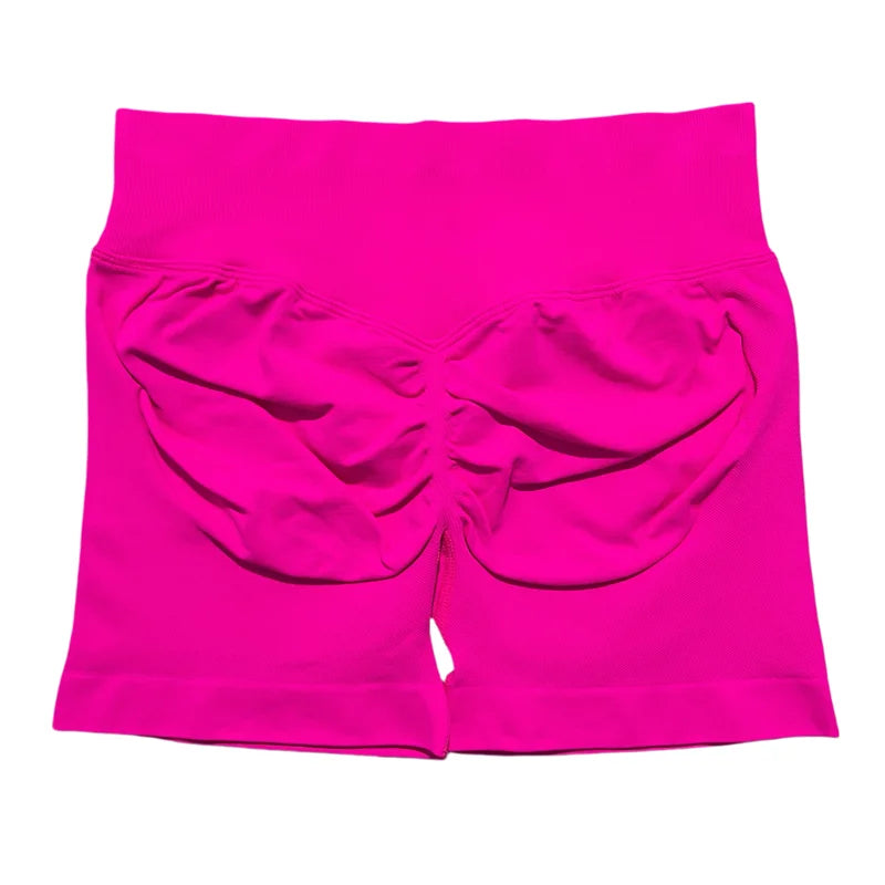 HISTELLO Sports Shorts 4.5‘’ High Waist Women Yoga Workout Shorts Seamless Leggings Stretch Fitness Sweatpants Gym Short