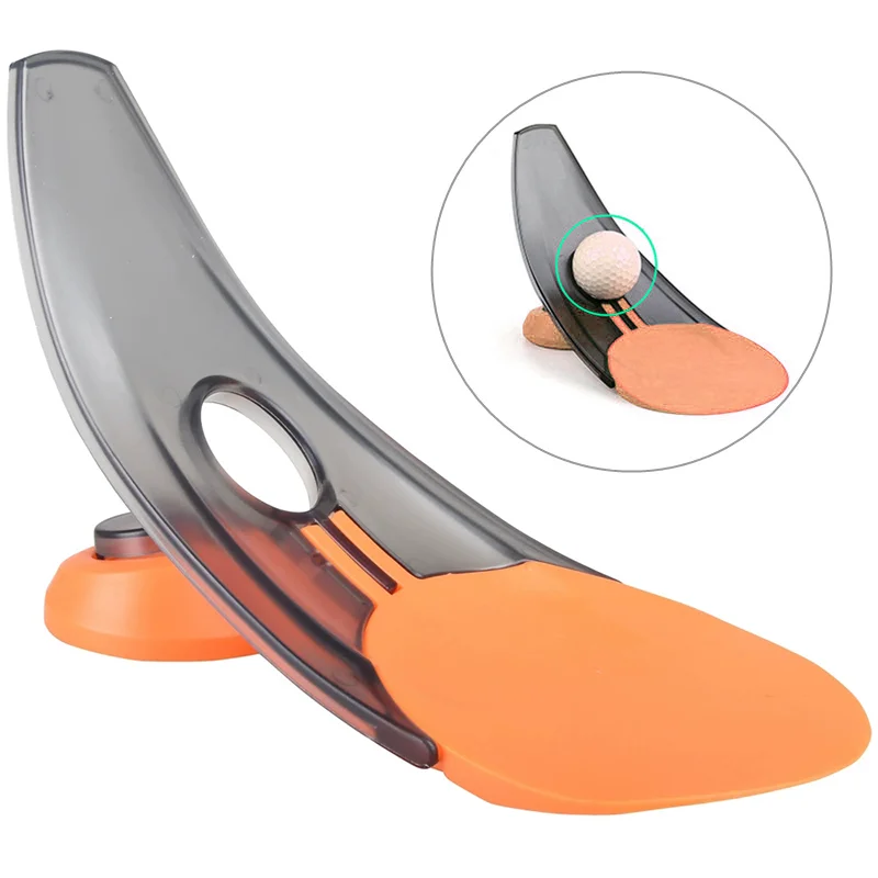 Portable Golf Putter Practice Tool Alignment Stick Holder Indoor And Outdoor Foldable Design Stability Triple Aim Points Spiked