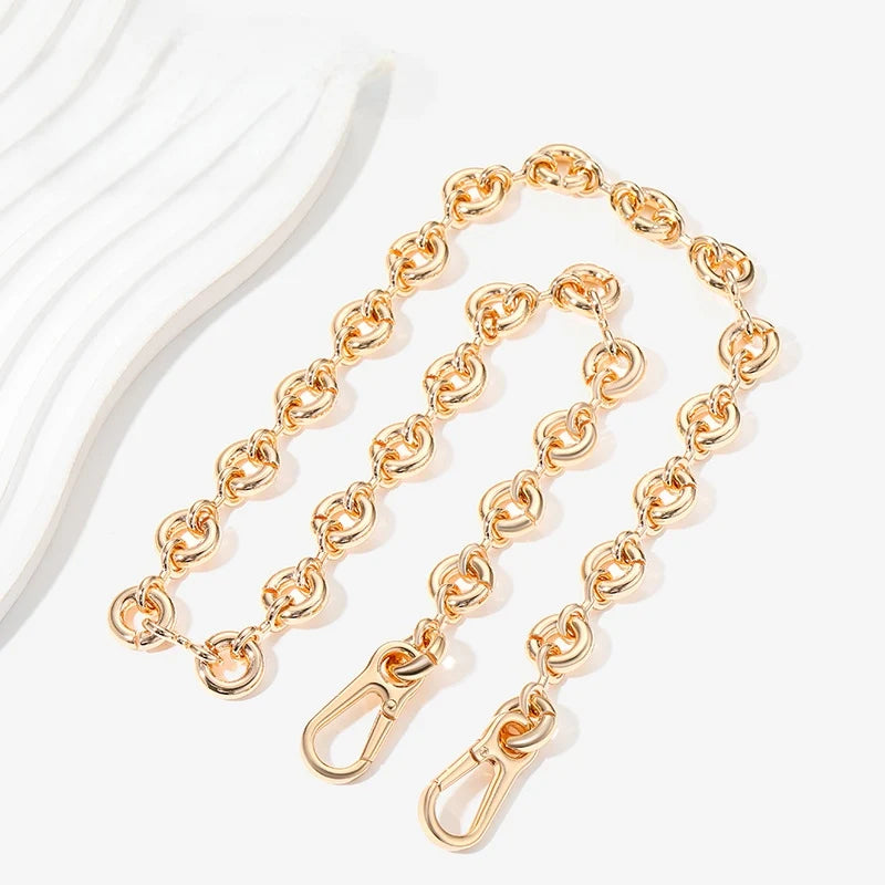 New Women Replaceable Alloy Bag Chain Strap Detachable Purse Handbag Bag Straps Resin Crossbody DlY Shoulder Bag Accessories