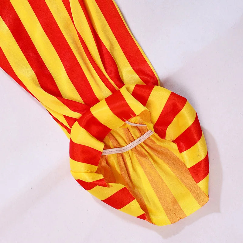 Halloween Costumes Kids Adults Circus Clown Joker Cosplay Outfits Colorful Fancy Clothes Party Entertaining Dress Up