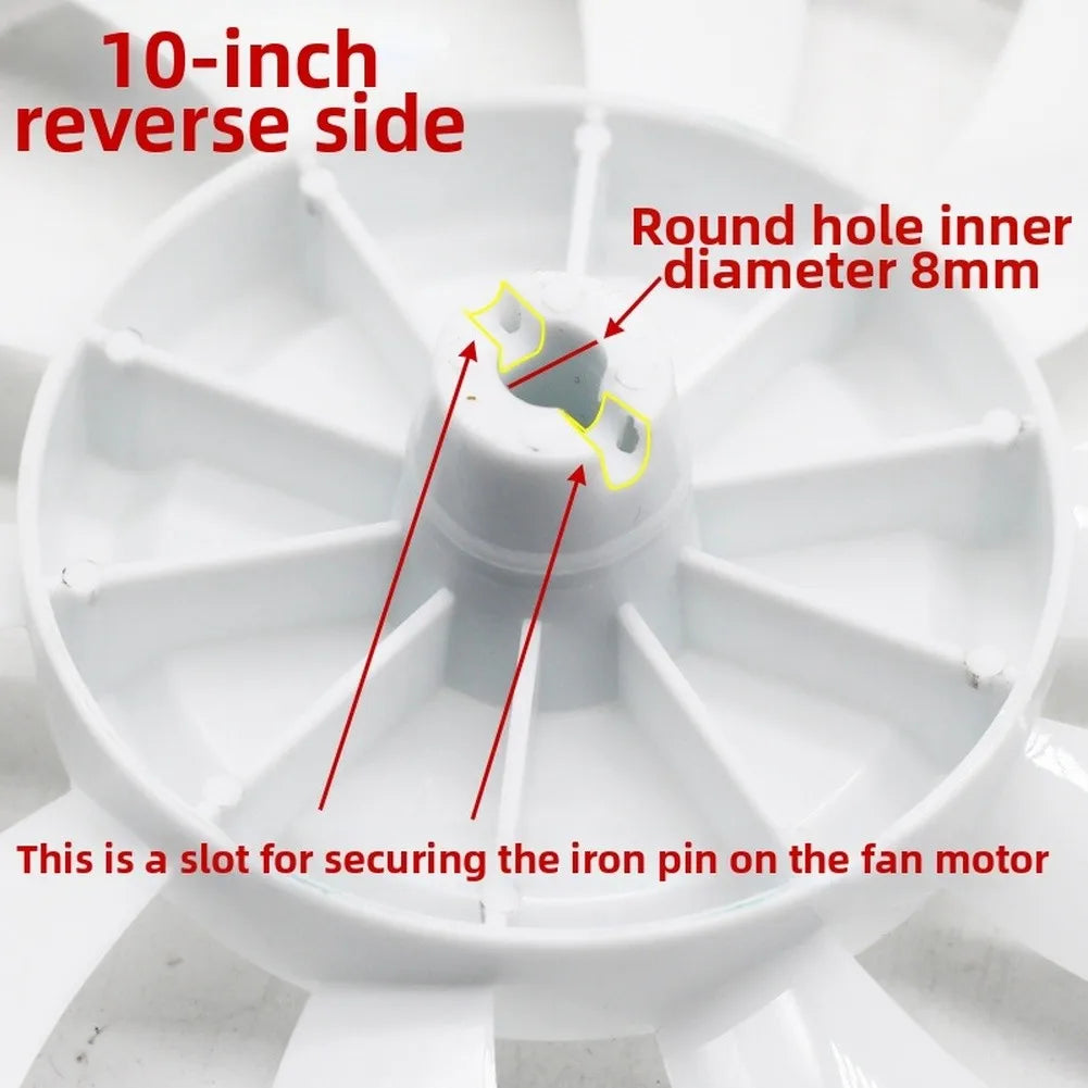 10/12inchs Replacement Fan Blades= For Pedestal Ceiling And Table Fans For Indoor Cooling And Efficient Air Circulation