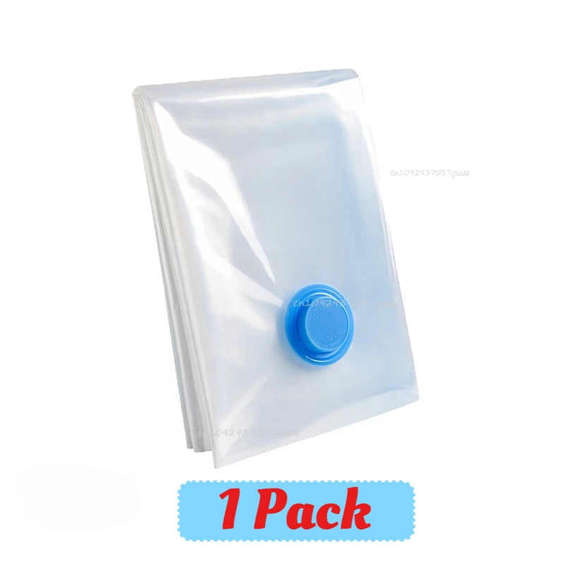 Vacuum Bag for Clothes, Air Vacuum Bag with Pump, Travel Essentials, Space Saver Bags for Comforters Blankets Storage Organizer