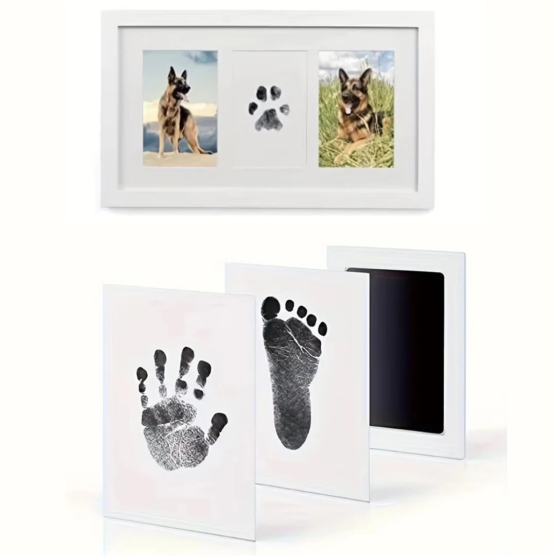 Pet Paw Print Pad For Cats Dogs Quick Dry Black Ink Safe Easy Clean Memory Keepsake Gift For Pet Owners Easy To Use