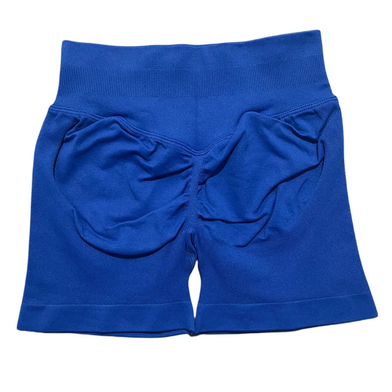 HISTELLO Sports Shorts 4.5‘’ High Waist Women Yoga Workout Shorts Seamless Leggings Stretch Fitness Sweatpants Gym Short
